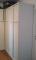 2x bela trodelna omara z drsnimi vrati, 220x150x60