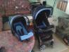 Zamenjam voziček plus lupinco,staro 2 meseca,modro črne barve