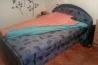 Modra francoska postelja