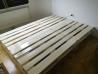 postelja 160 x 200 bela, narejena iz Euro Palet