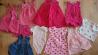 Manjša vrečka otroških oblačil št 74, 80 kratki rokavi (roza barv