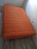 Kavč oranžne barve 200 cm