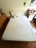 Postelja boxspring 140x200 cm, bela