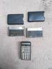 Trije stari kalkulatorji (Hewlett-Packard, ...)
