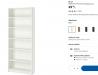 Podarim 3 bele IKEA Billy knjižne omare