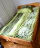 Lesena postelja (brez vzmetnice)