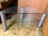 Steklena TV omarica - kotna, polkrožna