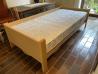 Lesena postelja 90'×190 +  vzmetnica