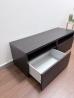 IKEA omarica Besta 120 cm temno rjava