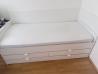 2x postelja s 3 predali plus letveno dno 200x90