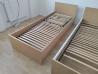 Posteljni okvir 200 x 80 cm (2 kosa) z letvenim okvirom