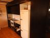 Kuhinjsko pohištvo z napo, kuhališčem, pečico in hladilnikom
