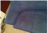 Kavč Sofa dvosed - modre barve - potreben čiščenja - brez poškodb