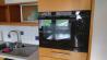 Mikrovalovna Siemens, pralni stroj Siemens, leseni del kuhinje
