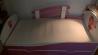 Otroška postelja, roza-bela barva, 160x80cm.