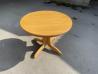 Okrogla raztegljiva lesena jedilna miza