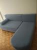 Sedežna garnitura (sofa / kavč) modre barve cca. 250x160