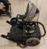 Otroški voziček siv 3v1