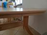 Jedilna miza 135x90 cm. Ovalna v barvi bukve.