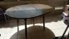 Miza za jedilnico, okrogla 110 cm, raztegljiva na 147cm