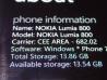 NOKIA Lumia 800 v dobrem stanju